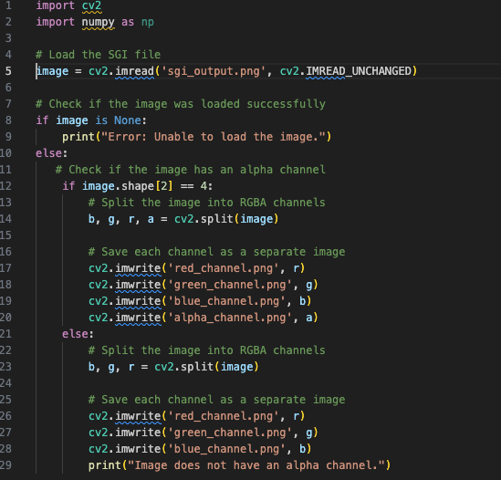 channel split script